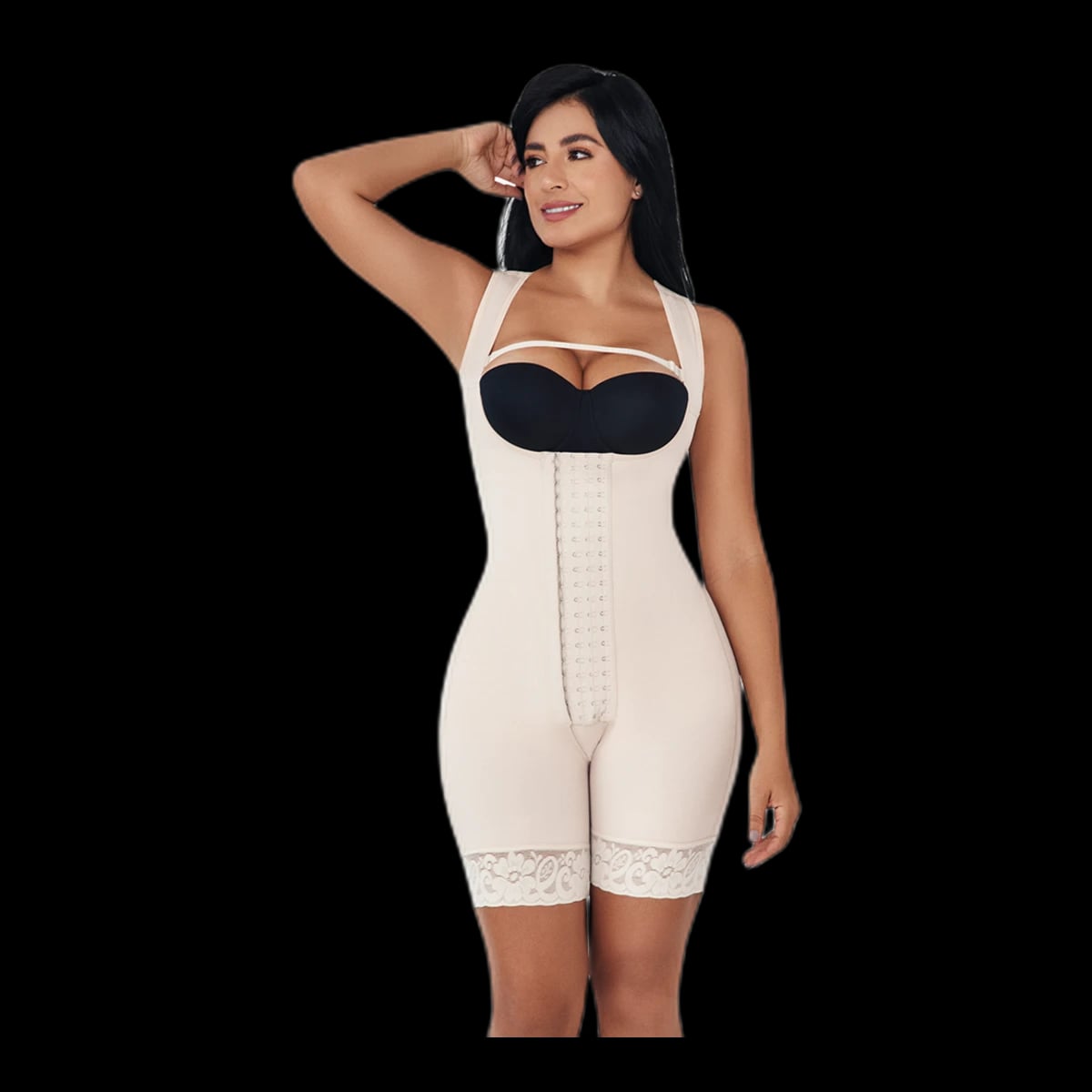 Short Curve Control Garment with Butt Lifter