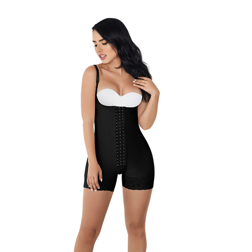 REF.1013 Open bust Short Length Power Control garment with butt lifter